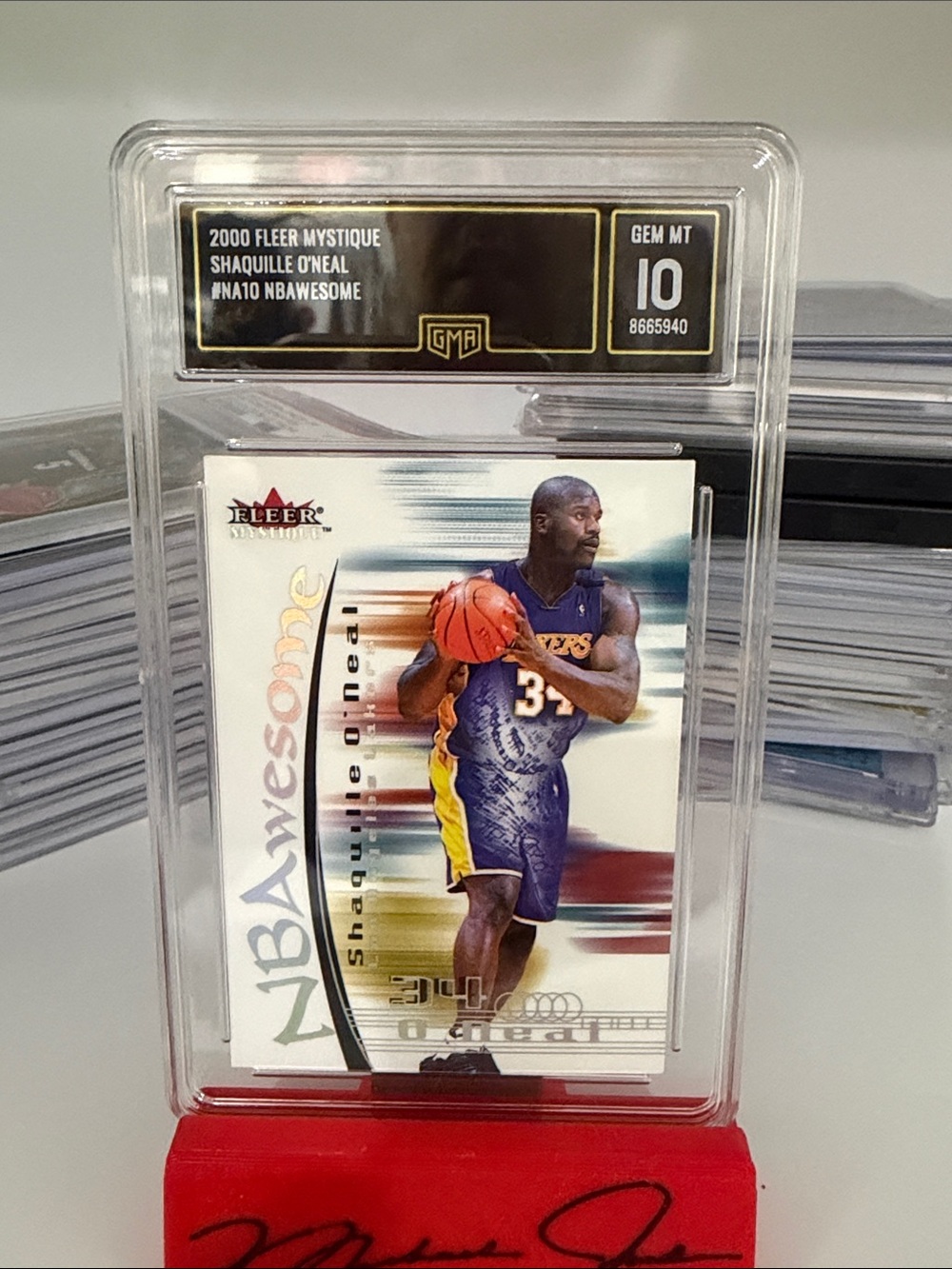 Shaquille O'Neal - 2000 Fleer Mystique  GMA Gem Mint 10